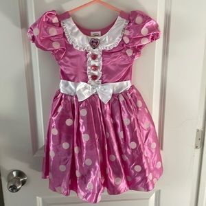 Disney Pink Polka Dot Minnie Mouse Costume Dress